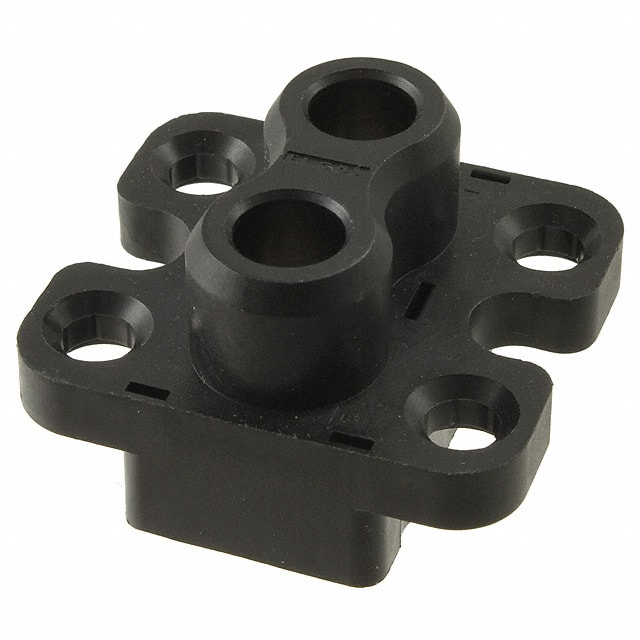 1648575-1 CONN RCPT HSG DRAWER 2POS BLK