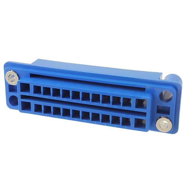 5172625-3 CONN RCPT HSG DRAWER 24POS BLUE