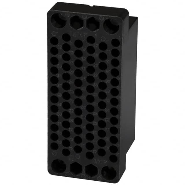 201311-1 CONN 75POS BLACK PNL MNT