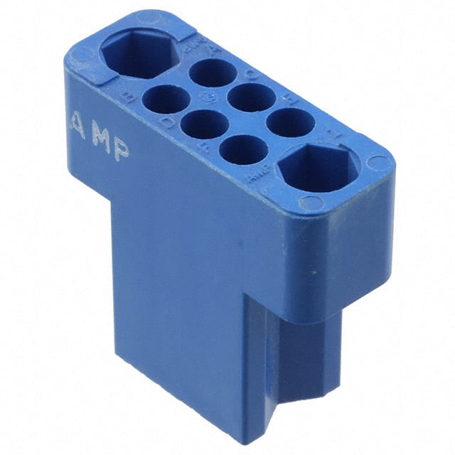 202758-3 CONN 6POS BLUE PNL MNT
