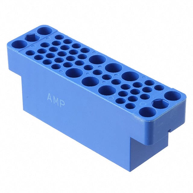 202516-3 CONN RCPT HSG 42POS BLUE PNL MNT