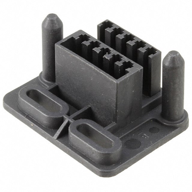 343347-1 CONN DRAWER 10POS BLACK PNL MNT