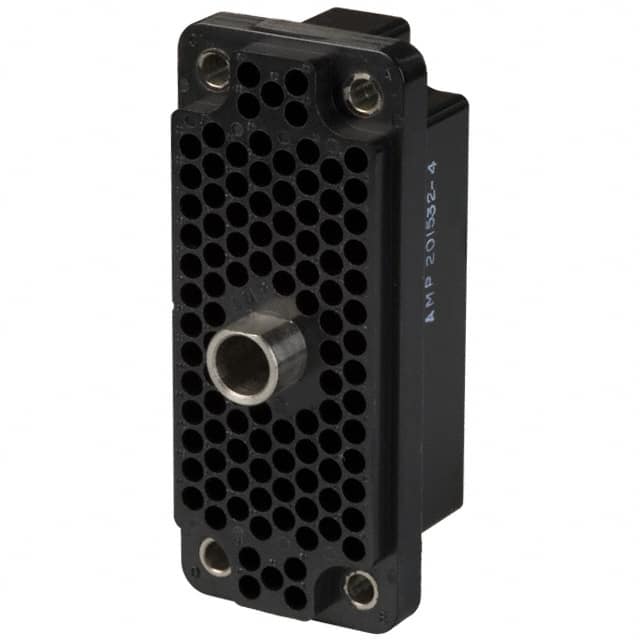 201532-4 CONN RCPT HSG 104POS BLK PNL MNT