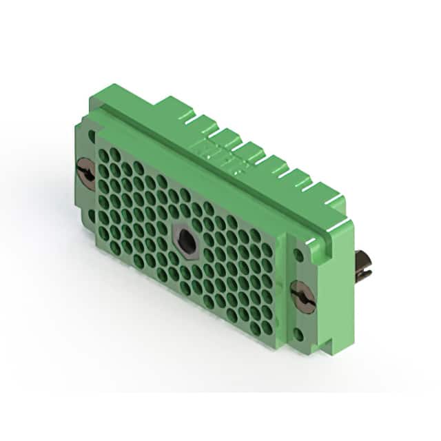 516-090-000-202 CONN HSG RACK & PANEL 90POS GRN