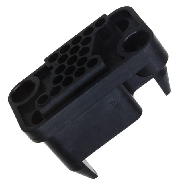 208210-1 CONN RCPT HSG DRAWER 19POS BLK
