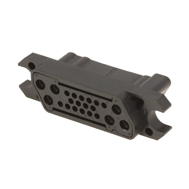 1648110-1 CONN PLG HSG MINI-DRAWER 22P BLK
