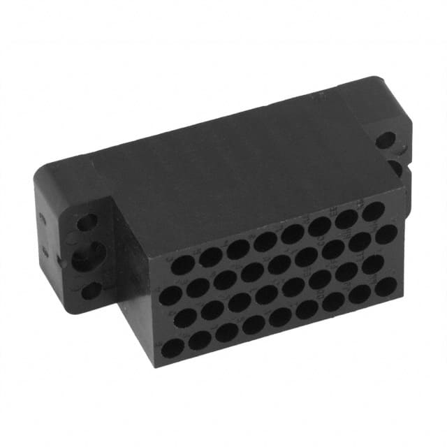 213801-1 CONN 34POS BLACK PNL MNT