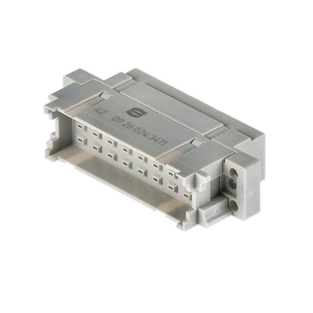 09260243411 CONN DIN PLUG 24POS IN-LINE