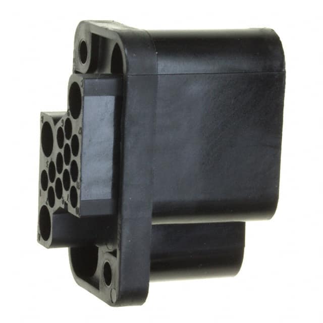 213427-1 CONN PLUG HSG DRAWER 15POS BLK