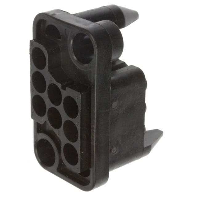 213499-1 CONN RCPT HSG DRAWER 8POS BLK