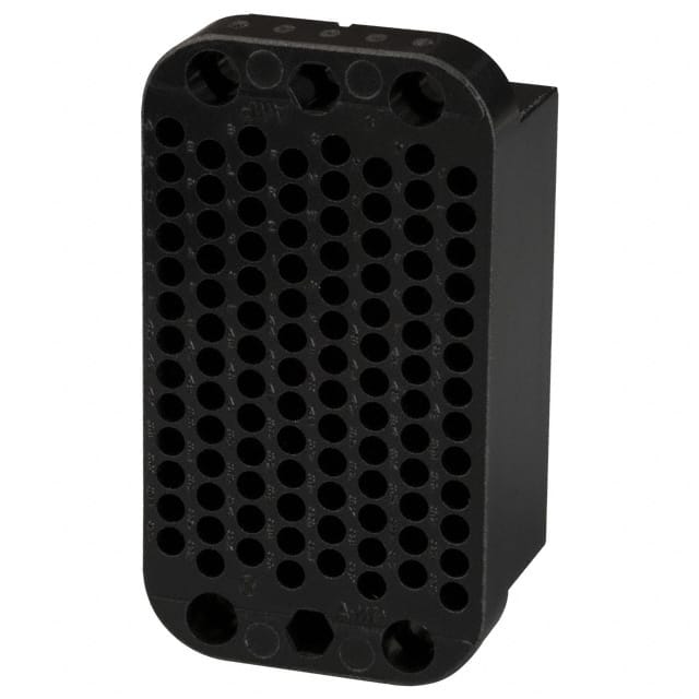 201037-1 CONN 104POS BLACK PNL MNT