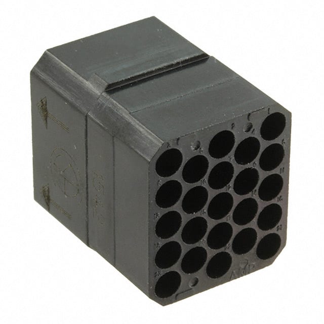 202651-4 CONN RCPT HSG 23POS BLK IN-LINE