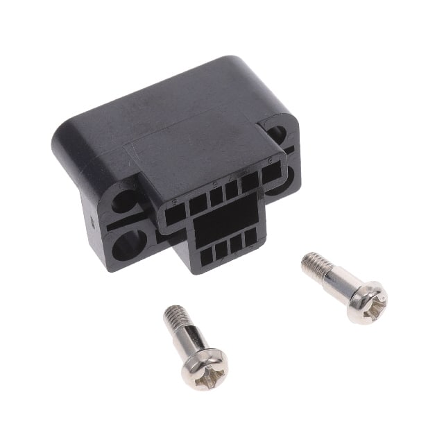 QR/P8-8S-C(21) CONN RCPT HSG RACK & PNL 8P BLK