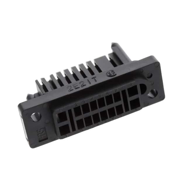 QR/P4-16P-C(21) CONN PLUG HSG RACK & PNL 16P BLK