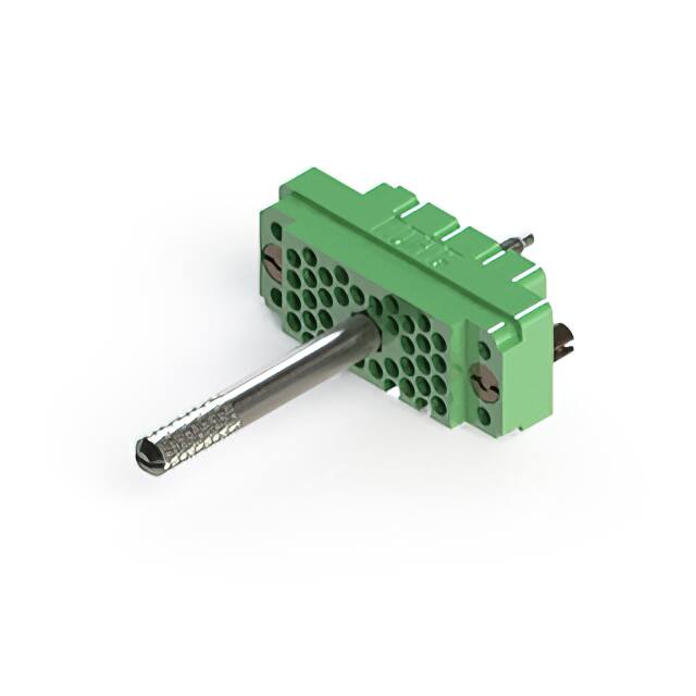 516-038-000-201 CONN HSG RACK & PANEL 38POS GRN