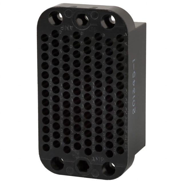 201345-1 CONN 104POS BLACK PNL MNT