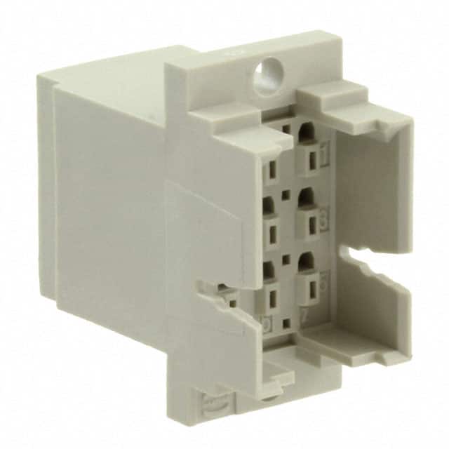 09061093401 CONN PLUG HSG DIN 41612 9POS GRY