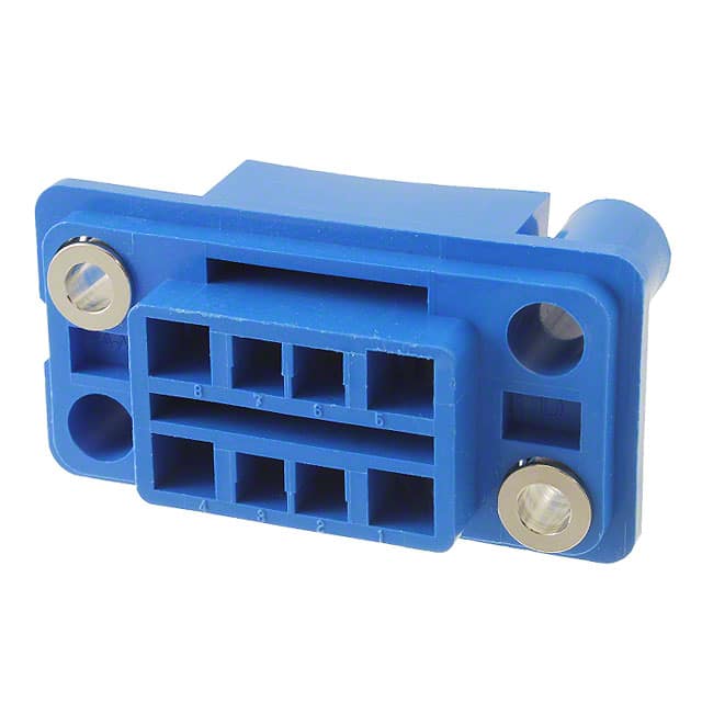 5172070-3 CONN RCPT HSG DRAWER 8POS BLUE