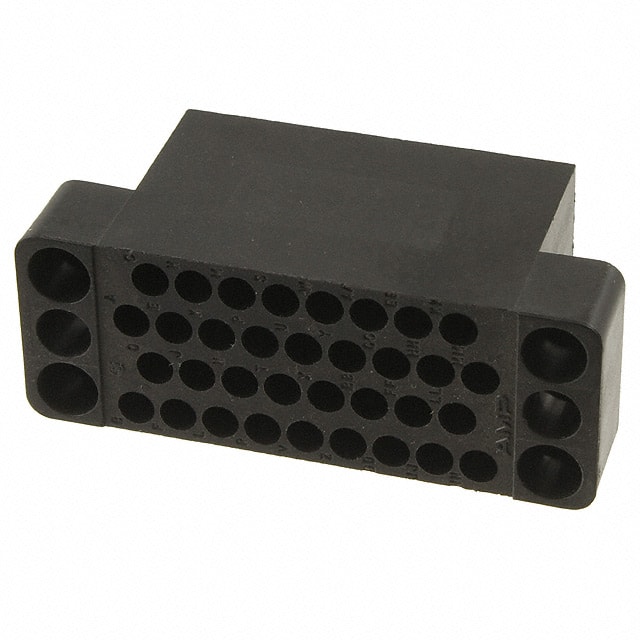 213799-1 CONN 34POS BLACK PNL MNT