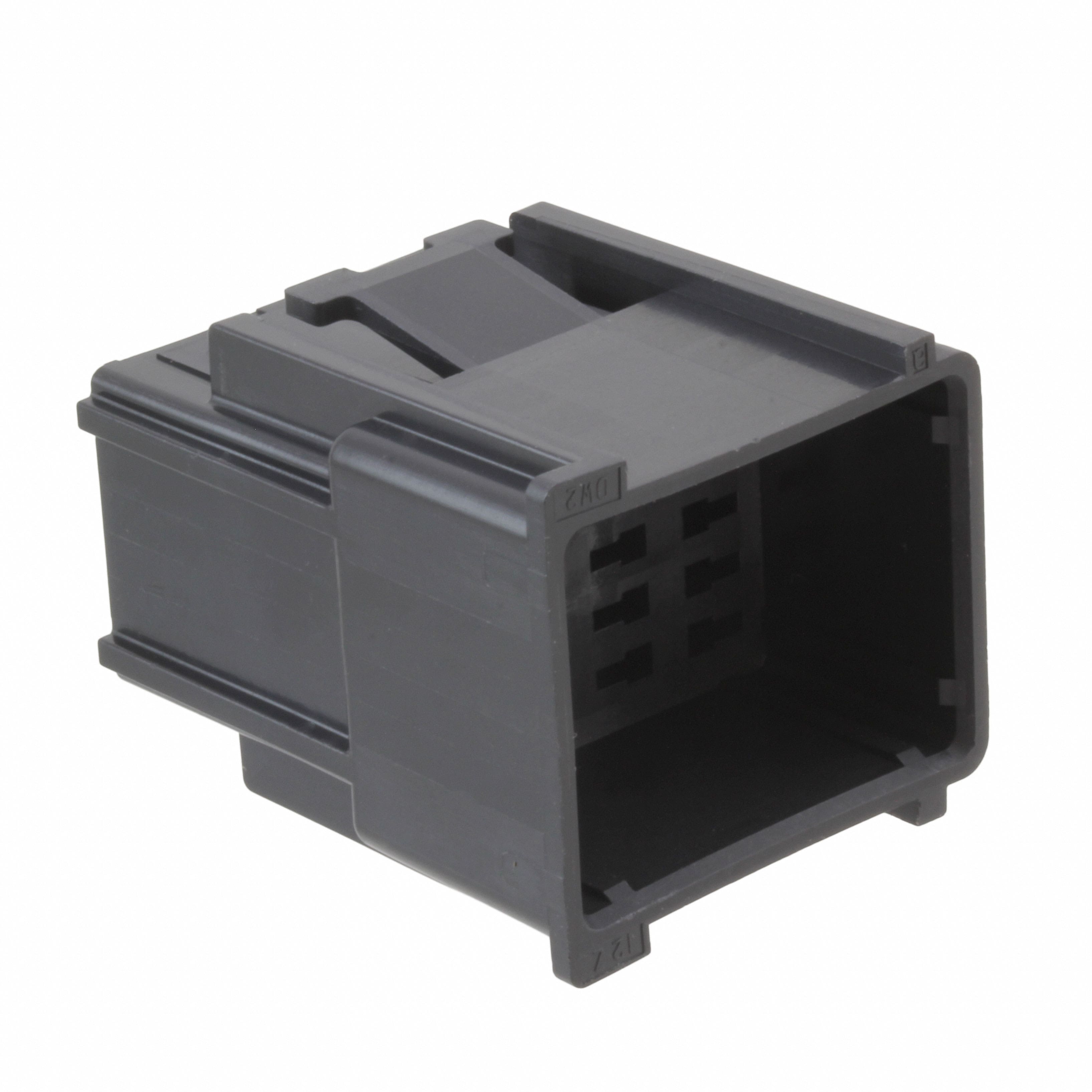 DW2P020 CONN PLUG HSG 20POS BLK IN-LINE