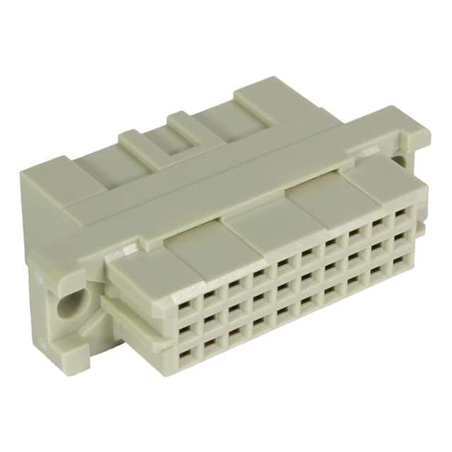 09250303217 CONN RCPT HSG DIN 41612 30P GRY