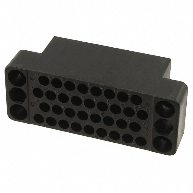 200837-2 CONN PLUG HSG 34POS BLK PNL MNT