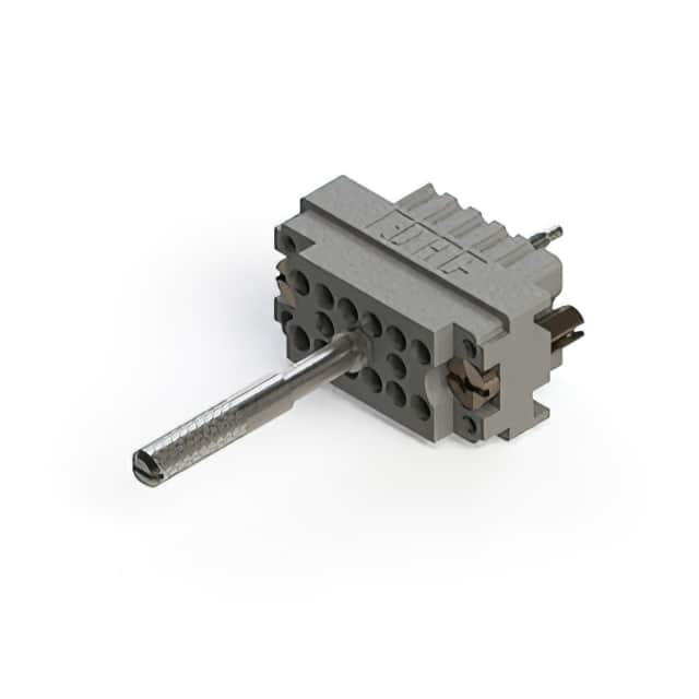 519-014-000-401 CONN HSG RACK & PANEL 14POS GRY