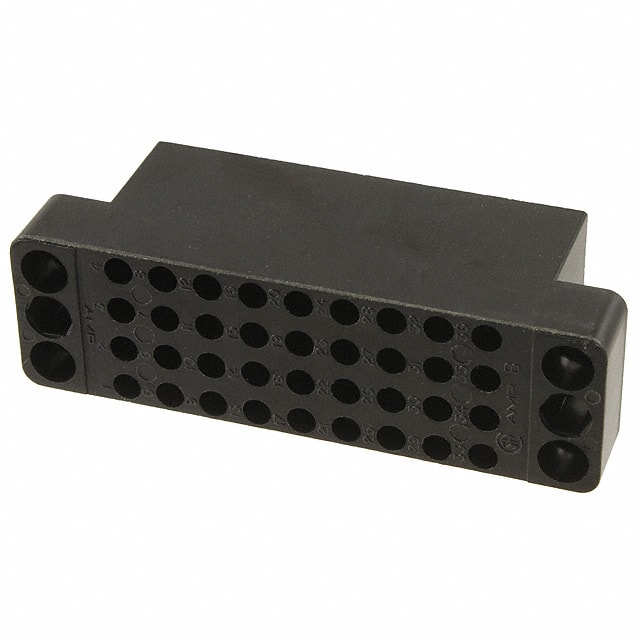 203956-2 CONN RCPT HSG 36POS BLK PNL MNT