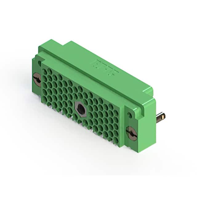 516-090-000-102 CONN HSG RACK & PANEL 90POS GRN