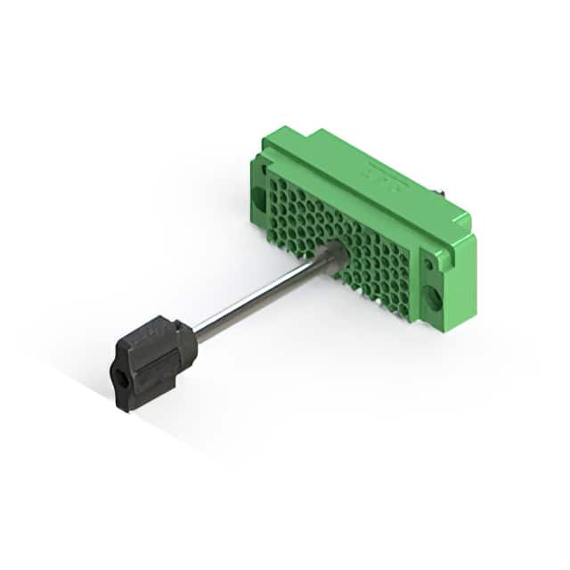 516-090-000-105 CONN HSG RACK & PANEL 90POS GRN