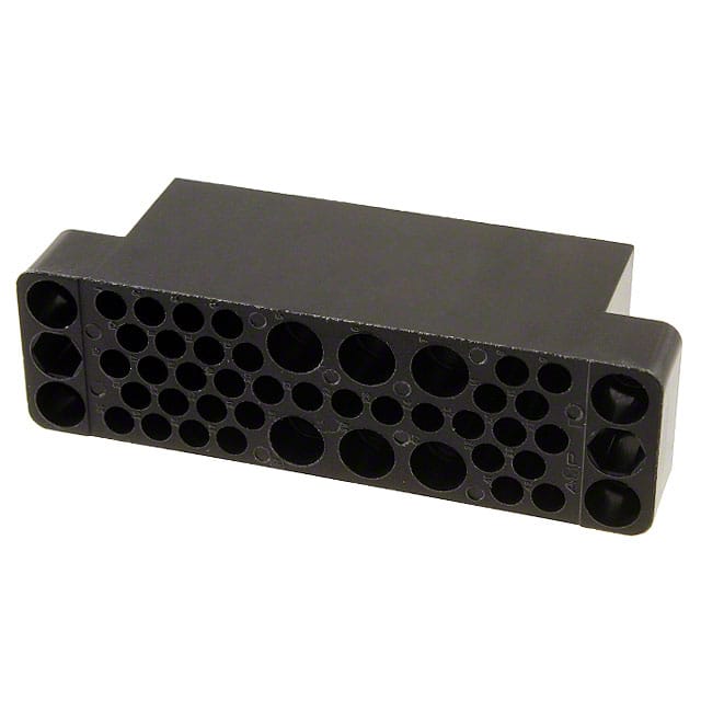 202515-1 CONN PLUG HSG 42POS BLK PNL MNT