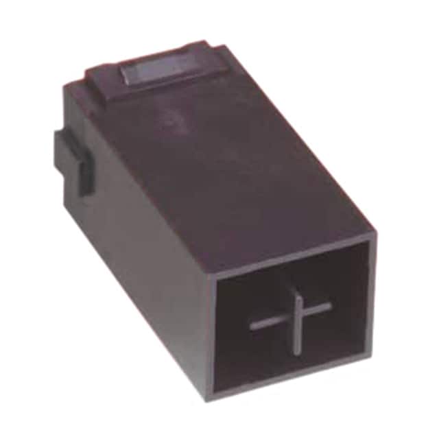 QR/P18-4P-C CONN PLUG HSG RACK & PNL 4P BLK