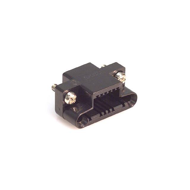 QR/P8-12S-C(01) CONN RCPT HSG RACK & PNL 12P BLK
