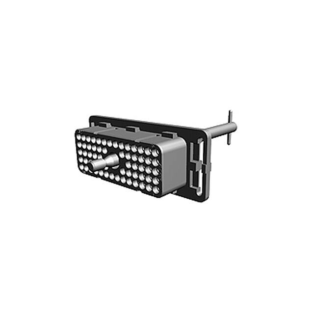 208334-2 CONN 62POS BLACK PNL MNT