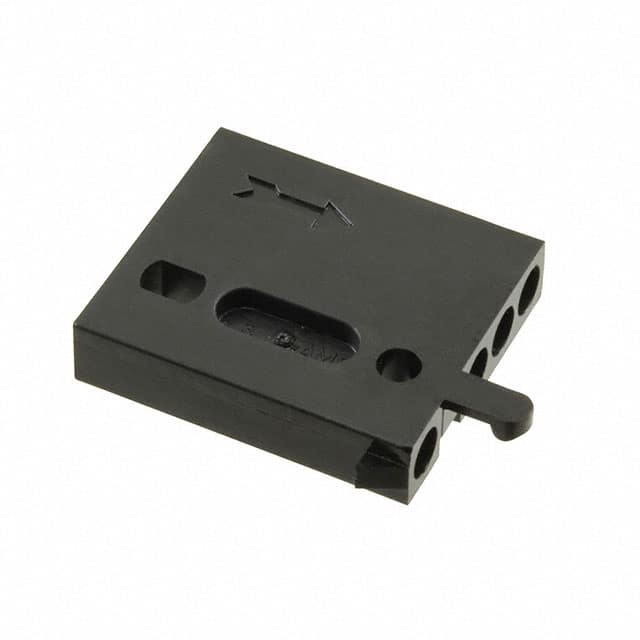 926573-1 CONN RCPT HSG 4POS BLACK IN-LINE