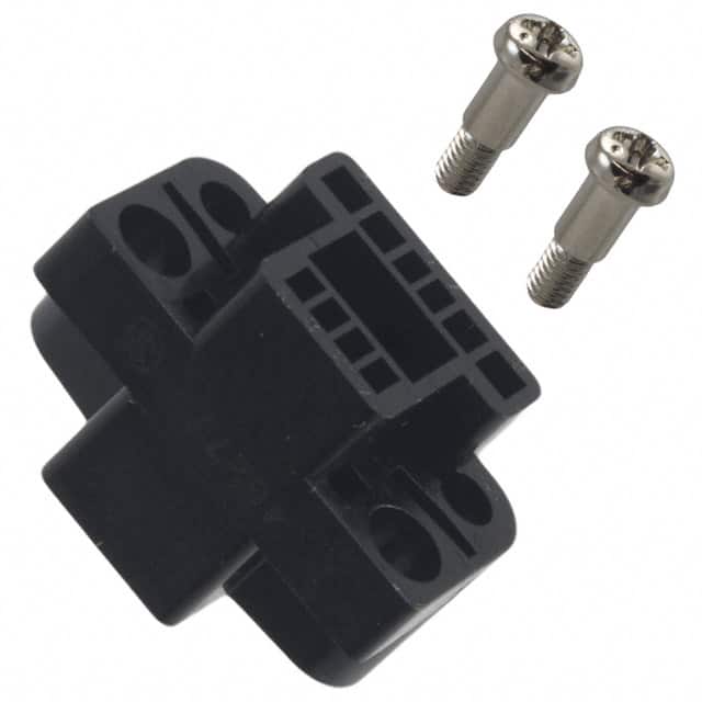 QR/P8-8S-C(02) CONN RCPT HSG RACK & PNL 8P BLK