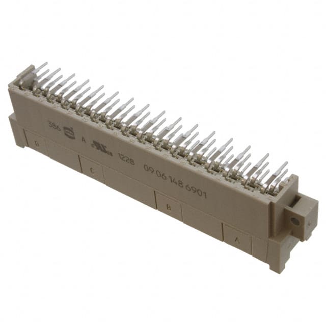 09061486901 CONN DIN HDR 48POS PCB RA