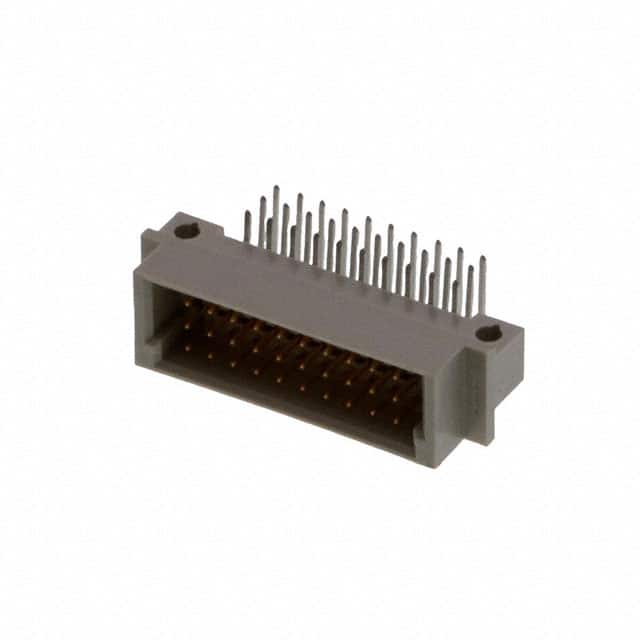 6-1393644-9 CONN DIN PLUG 30POS PCB RA GOLD