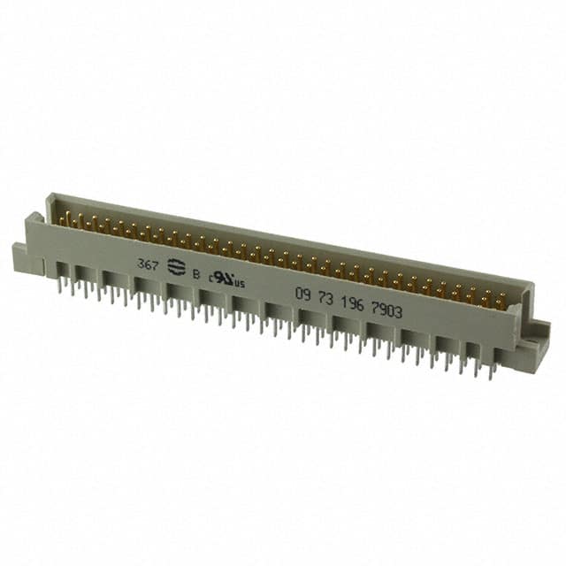 09731967903 CONN DIN HDR 96POS PCB GOLD