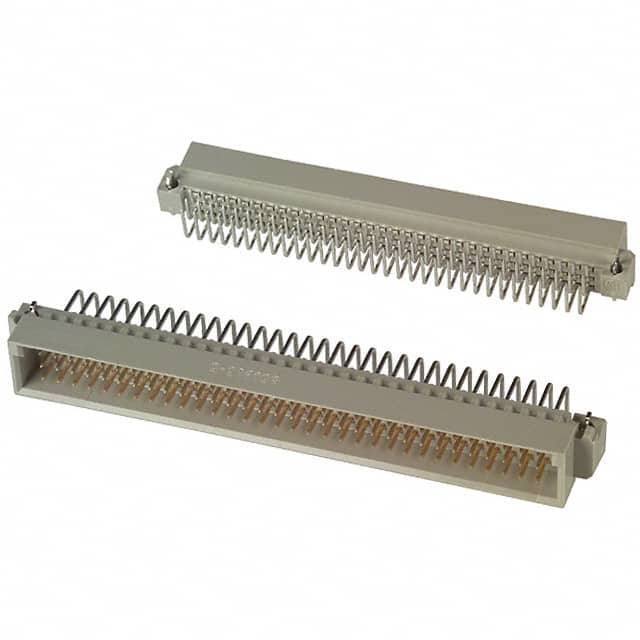 536405-5 CONN DIN PLUG 96POS PCB RA GOLD