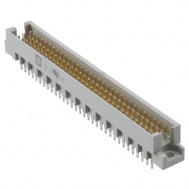 09731966904 CONN DIN HDR 96POS PNL MNT GOLD