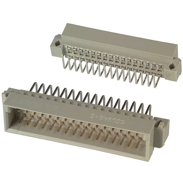 650946-5 CONN DIN PLUG 48POS PCB RA GOLD