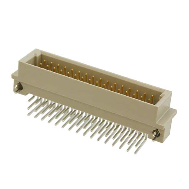 7-1393644-4 CONN DIN PLUG 48POS PCB RA GOLD