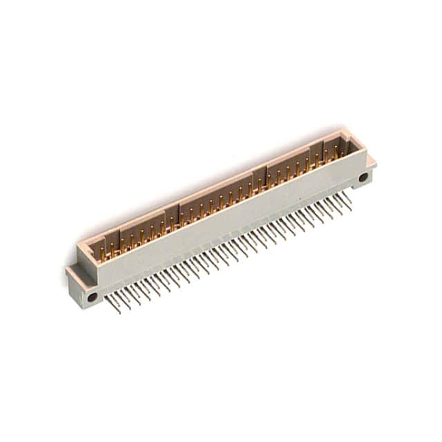 PCN10-50P-2.54DS(72) CONN DIN HDR 50POS PCB RA GOLD