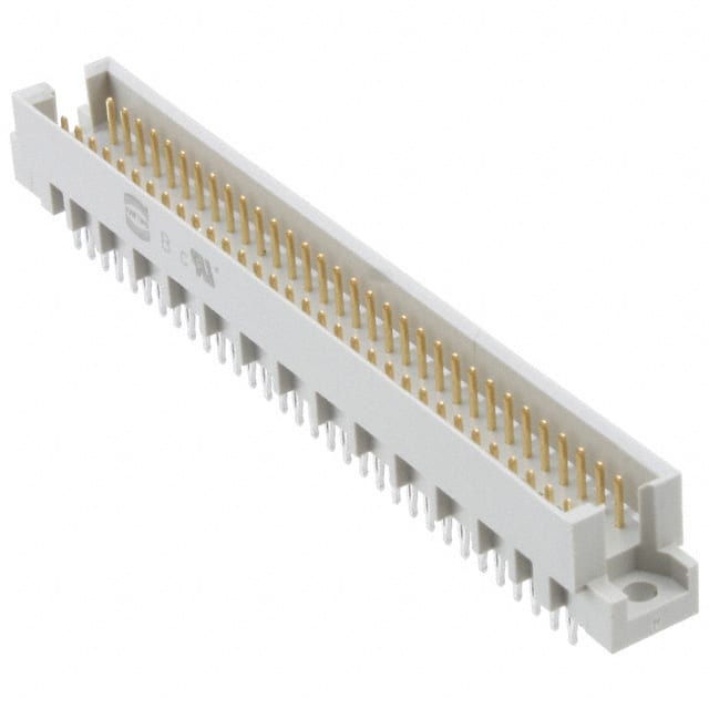09731646904 CONN DIN HDR 96POS PNL MNT GOLD