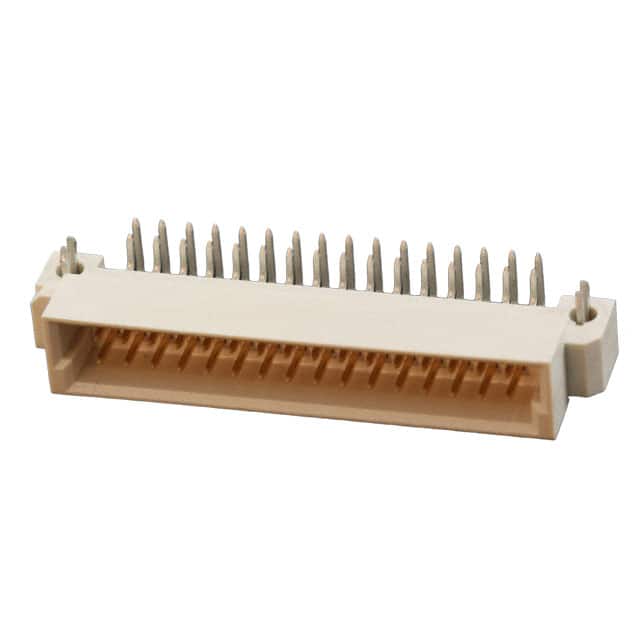 5536386-5 CONN DIN PLUG 32POS PCB RA GOLD
