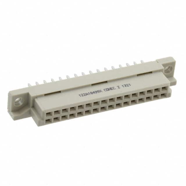 122A10499X CONN DIN RCPT 32POS PNL MNT GOLD