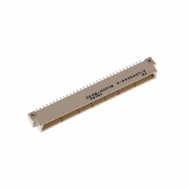 6-1393644-6 CONN DIN PLUG 64POS PCB RA GOLD