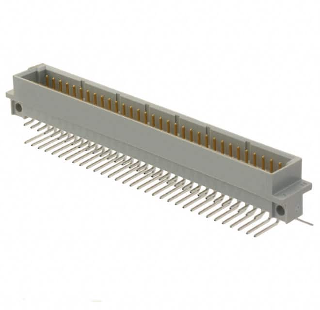 9-1393644-4 CONN DIN PLUG 96POS PCB RA GOLD