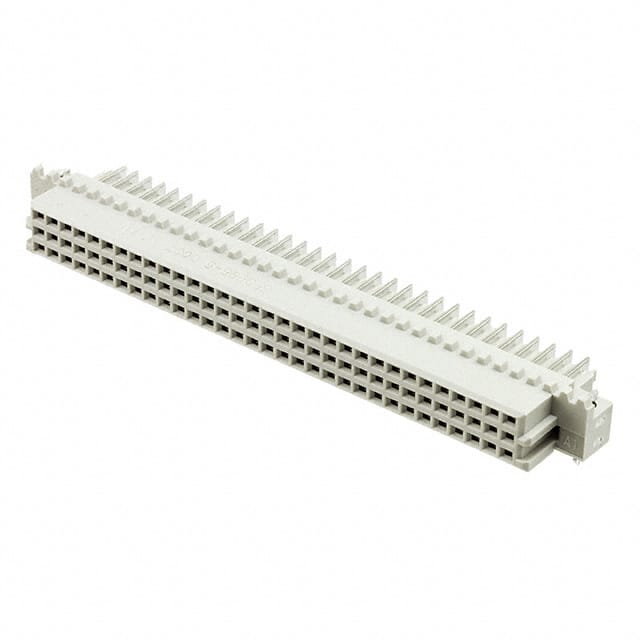 650895-5 CONN DIN RCPT 96POS PCB RA GOLD